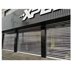 Hot bán điện Polycarbonate cửa trượt trong suốt Con lăn màn trập cho thương mại - Product Image 4