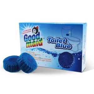 蓝色泡沫除臭马桶和小便池自动清洁剂厕所块散装