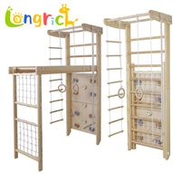 Échelle murale pliable suédoise pour enfants, structure d'escalade intérieure et extérieure, aire de jeux d'exercice