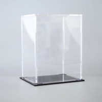 Protecteur de vitrine en acrylique pour figurines POP Protecteur en plastique transparent Boîte de présentation en vinyle acrylique dur résistant aux rayures