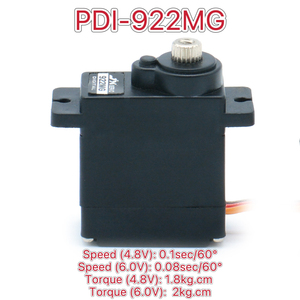 JX סרוו PDI-922MG 2 ק\\\"ג 0.08 שניות 6.0V מנוע ליבה איכותי סרוו דיגיטלי לאביזרים וחלקים של דגמי רדיו-נשלט ומזל\\\"טים - Product Image 1
