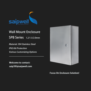 مجموعة تثبيت على الحائط SPB عالية الجودة IP66 خزانة محمية مقاومة للماء غير القابل للصدأ صندوق توزيع خارجي - Product Image 2