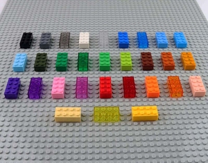 บล็อกม็อค 3001 MOC ชุดตัวต่อเสริมพัฒนาการ DIY ขนาด 2x4 จุด ชิ้นส่วนพลาสติกหนา ได้รับมาตรฐาน ASTM สำหรับเด็กอายุ 6 ปีขึ้นไป  ปรับแต่งได้ - Product Image 5