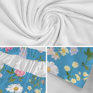 Image personnalisée Vêtements d'intérieur de luxe pour hommes Short de pyjama en satin Ensemble de robe au genou avec impression Vêtements de nuit décontractés pour la nuit - Product Image 4