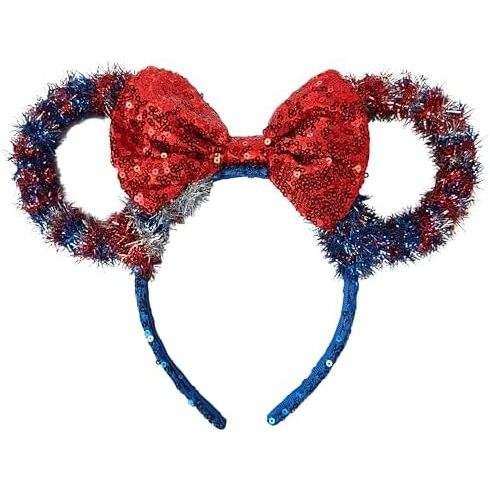 Purple With Red Sequin Bow