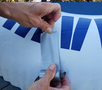 Mini Rouleau de Ruban Adhésif Tissu Noir Argenté, Rouleau Géant de Ruban Adhésif, Meilleure Adhérence, Kit de Survie ASE, Ruban de Réparation, Survie en Extérieur Longue Durée