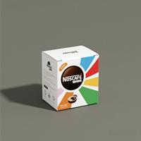 Boîte à café pliable en carton ondulé blanc recyclable personnalisable avec revêtement UV, boîte d'emballage alimentaire imprimée en couleur