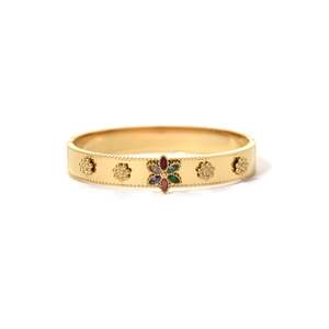 Pulsera de Moda con Cuentas, Chapada en Oro PVD, Acero Inoxidable 316L, Joyería Sostenible y Resistente - Product Image 1