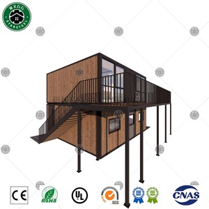 Maison conteneur préfabriquée extensible à deux étages avec garage, approvisionnement direct usine, haute qualité pour le marché - Product Image 2