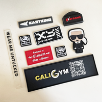 Étiquette de marque en silicone personnalisée, étiquette en caoutchouc, étiquette de marque pour vêtements, étiquettes en PVC personnalisées pour vêtements