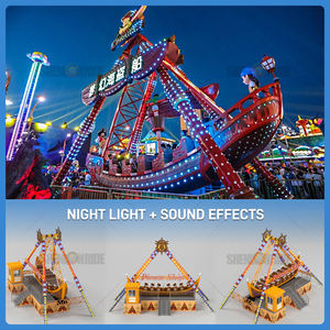 Manège Pirate en Fibre de Verre pour l'Extérieur et l'Intérieur, Équipement d'Amusement à Haute Capacité pour les Parcs à Thème - Product Image 4