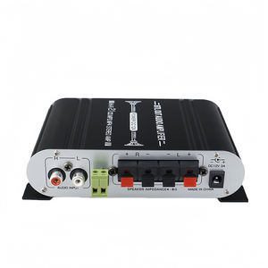 ST-838 <span class=keywords><strong>HiFi</strong></span> 2.1 canaux amplificateur de puissance stéréo basse amplificateur de son RMS 20Wx2 + 40W classe D Mini lecteur multimédia MP3 voiture noir maison amplifier - Product Image 4
