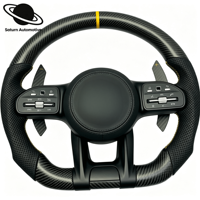 Volant sport en fibre de carbone pour Mercedes-Benz Classe C GLC GLE GLS W204 W205 W211 W213 W212 W222 EQA E550 G63 C63 AMG GT