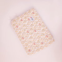 Housse de transport matelassée pour ordinateur portable 15 pouces avec motif imprimé personnalisé, antichoc, pour tablette, motif floral matelassé