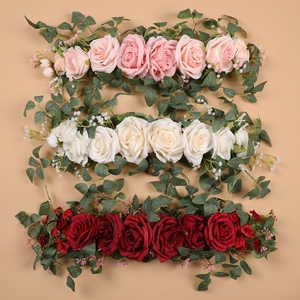 <span class=keywords><strong>C679</strong></span> hoa sắp xếp nhân tạo tăng hàng bên bố trí đạo cụ đám cưới cảnh trang trí bảng centerpieces hoa Backdrop Trang trí nội thất - Product Image 2