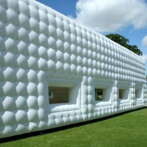 Tente cube gonflable de haute qualité et durable, tente gonflable blanche portable pour événements en plein air et abri temporaire - Product Image 3