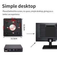 Ordinateur de bureau YINGCHI Openciaw Ai PC 12e génération Mini I3 12100 I5 12400 pour entreprise et bureau, boîtier en alliage d'aluminium