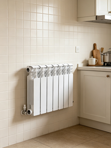 Radiador de Aluminio Blanco Personalizado al por Mayor, Radiador de Calefacción Central Hidrónico OEM para Proyectos Residenciales de Apartamentos - Product Image 5