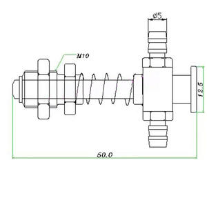 Soporte de ventosa industrial de metal Jingrui M10 para piezas neumáticas - Product Image 1
