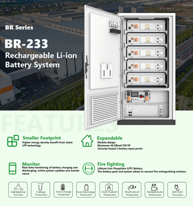 <span class=keywords><strong>BR</strong></span> SOLAR Prix de gros Batterie solaire au lithium Stockage d'énergie industriel et commercial Armoire de batterie extérieure tout-en-un - Product Image 2