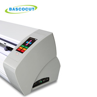 Machine de découpe numérique à contour automatique avec caméra CCD 24 pouces pour autocollants en vinyle, étiquettes adhésives et films réfléchissants