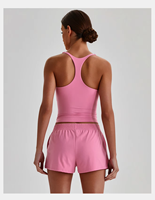 Nouveau débardeur de yoga dos nageur 2026 pour femme, ultra-doux, ajusté, séchage rapide, idéal pour le fitness et les activités de plein air, personnalisable avec LOGO