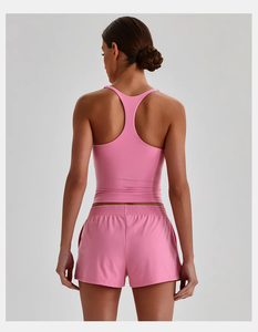 2026 Neues Racerback-Top mit Soft-Touch und eng anliegendem Schnitt für Damen – schnelltrocknendes Yoga-Tanktop für Fitness und Outdoor mit individuellem LOGO - Product Image 4