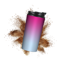 Mug à café isotherme en acier inoxydable écologique sans BPA de 450 ml avec couvercle anti-fuite, isolation thermique de 6 à 12 heures, facile à transporter, design classique
