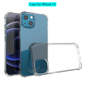 Funda protectora transparente de TPU a prueba de golpes con protección completa de 360 grados y airbag 3D para iPhone 13, antihuellas. - Product Image 4