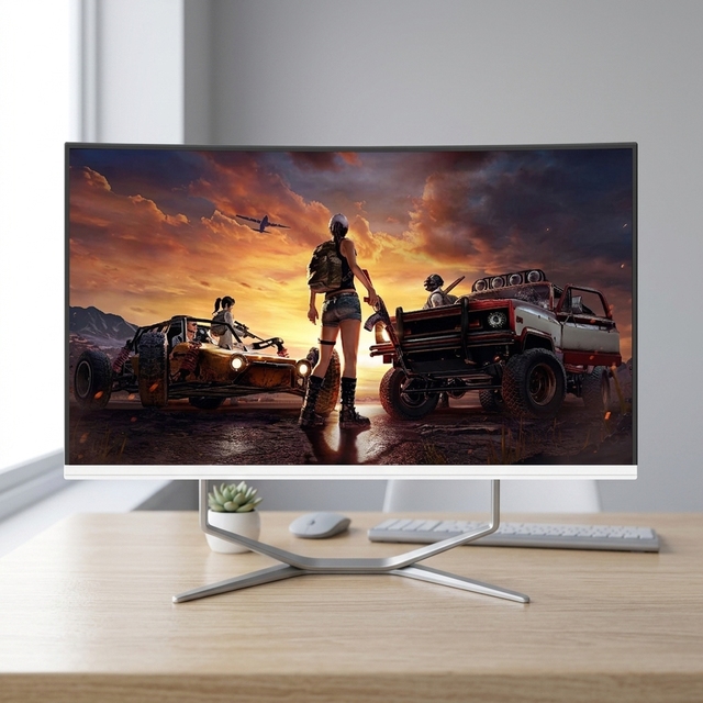 Wholesale Price 32-Inch LCD Core I5 Gaming Desktop with SSD VGA for USB Ports EU Plug for Office Business
