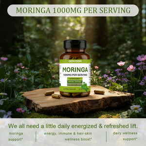 كبسولات المورينجا 1000 ملغ للجرعة الواحدة - مكمل نباتي لدعم الطاقة والمناعة وصحة الشعر والبشرة |   مكمل عشبي من المورينجا بتصنيع المعدات الأصلية - Product Image 3