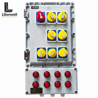 Boîtier de distribution de commande antidéflagrant certifié Ex2, 7 circuits, IP65, en aluminium moulé, pour zones dangereuses, CE ATEX, personnalisé