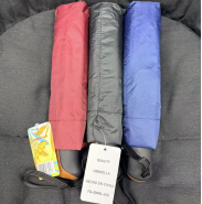 Ombrello BENAT a 8 Stecche in Nylon con Apertura Manuale, Manico in Legno, Protezione da Sole e Pioggia, Design Minimalista - Product Image 3