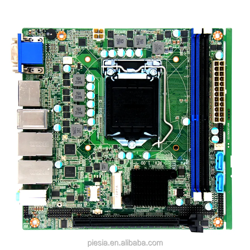 cheap lga 1151 motherboard industrial 1000M RJ45 Dual Lan lvds mini ITX Motherboard x86 motherboard