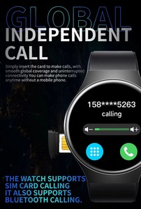 <span class=keywords><strong>Montre</strong></span> <span class=keywords><strong>connectée</strong></span> BW17 2026 <span class=keywords><strong>avec</strong></span> <span class=keywords><strong>carte</strong></span> <span class=keywords><strong>SIM</strong></span>, caméra, modes sportifs multiples, surveillance de la fréquence cardiaque, du sommeil et de l'ECG pour hommes - Product Image 3