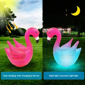 Phim Hoạt Hình Sáng Tạo <span class=keywords><strong>LED</strong></span> Pin-Powered Inflatable Flamingo Đèn Thay Đổi Màu Sắc Phát Sáng Bóng Vườn Hồ Bơi Điều Khiển Từ Xa Chiếu Sáng - Product Image 4