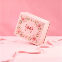 Caja de Cartón Corrugado Personalizada, Plegable, con Barnizado, Material Reciclado, Impresión de Logotipo Personalizado, Embalaje para Regalos, Envío y Correo