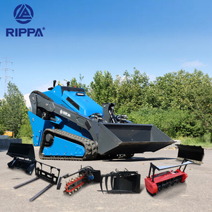 Rippa rs06 Mini Skid chỉ đạo Trái Đất di chuyển máy móc backhoe Máy kéo mini xử lý <span class=keywords><strong>loader</strong></span> tuyết làm sạch DIESEL Skid chỉ đạo Bộ nạp - Product Image 1