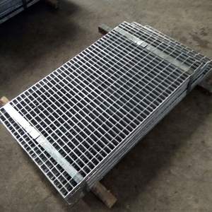 Grille en acier galvanisé à chaud antidérapante robuste 40x5mm en acier au carbone résistante à l'eau et au feu, anticorrosion pour usine - Product Image 3