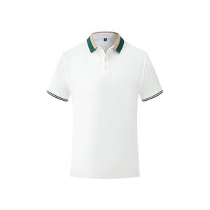 100% de algodón de manga corta para Polo, ropa de trabajo de verano personalizada, logotipo impreso, cultura publicitaria bordada para solapa - Product Image 2