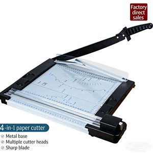 Machine à découper le papier A4 professionnelle de bureau, coupe-papier manuel pour la découpe de photos, d'étiquettes et de documents - Product Image 3