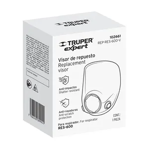Master con 16 unidades Visera de repuesto para respirador de RES-600, Truper - Product Image 1