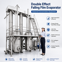 Meilleure vente aux États-Unis Évaporateur à film tombant à haut rendement Récupération d'éthanol Nouveau moteur électrique à vapeur Distillation
