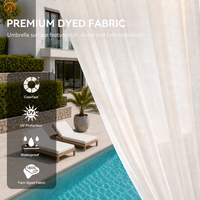 Pergola rétractable en aluminium blanc 3x6m, prête à être expédiée, avec revêtement poudré, stabilité supérieure, toit à lames renforcé