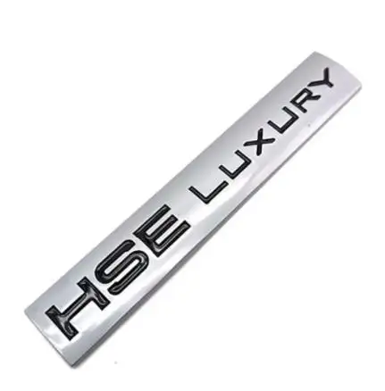 3D ABS HSE LUXURY Emblem Badge Car Sticker For Land Rover SCV6 SDV6 SDV8 Si4 Badge SPORT Emblem Car Trunk Sticker