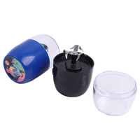 Nouvel accessoire pour fumeurs : Mini broyeur électrique portable en plastique pour herbes et épices, idéal pour les boutiques de fumeurs