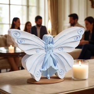 Molde de silicona al por mayor para velas de hadas y mariposas, molde de yeso y jabón con aroma a mariposa, molde de resina para decoración del hogar - Product Image 4