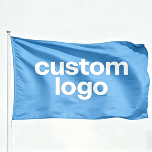 Banderas Personalizadas de Poliéster al por Mayor, Impresión a Doble Cara, Diseño Personalizado para Ferias Comerciales, Eventos Deportivos y Promocionales - Product Image 1