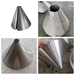 Máquina de laminación de placas cónicas Máquina de bobinado de cono pequeño Equipo de laminación de rodillos de cono de placa de acero inoxidable automático - Product Image 2