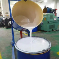 Résine de caoutchouc de silicone liquide semi-transparente RTV à deux composants pour moules artisanaux, caoutchouc de silicone pour moules artisanaux